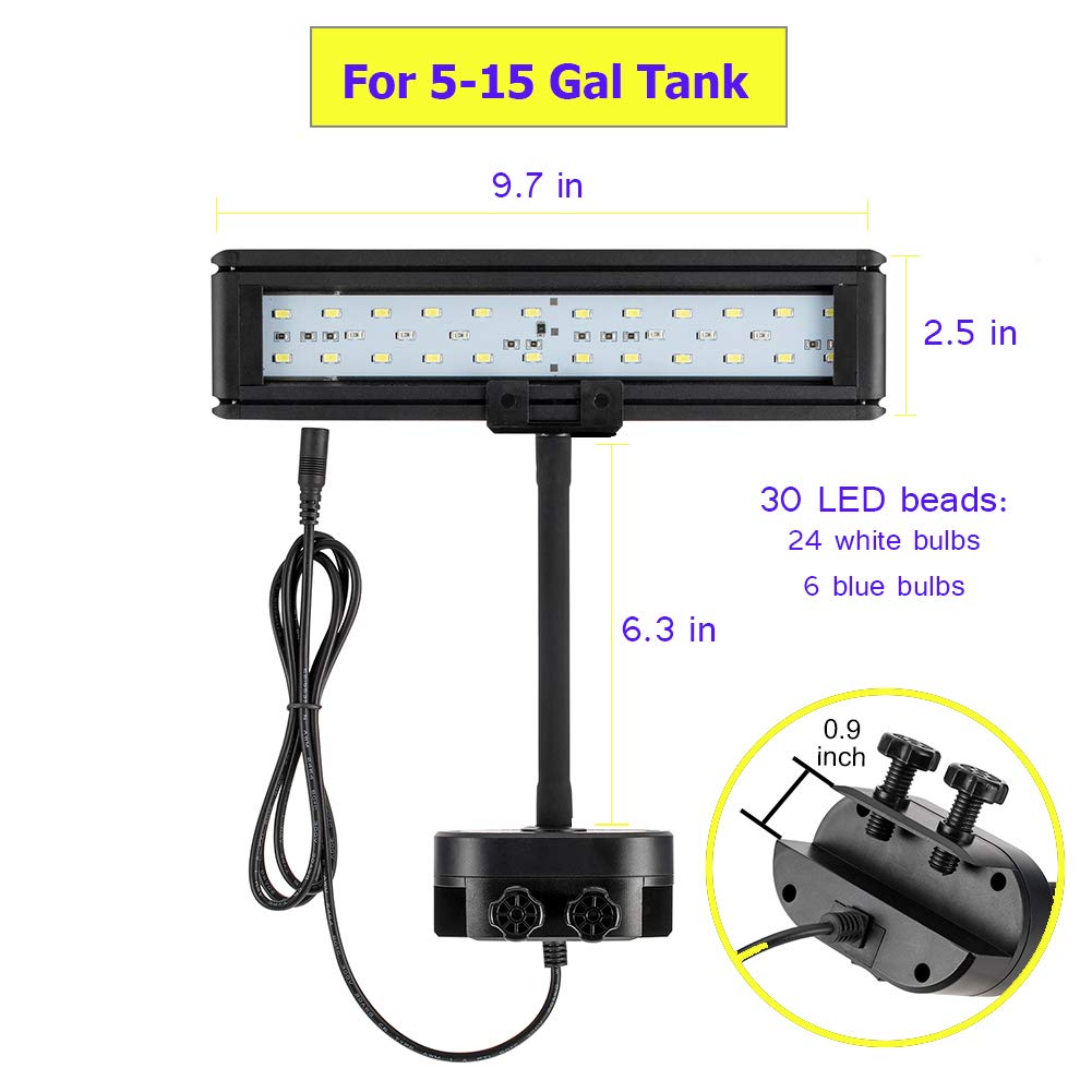 昼白色 LED投光器 70W LEDS-04910NW-LS9 Amazon.com : hygger 9.7 Inches Blue White LED Aquarium Light